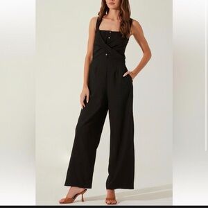 ASTR Black Jumpsuit